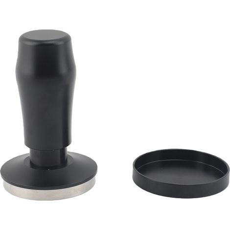 Kaffeetamper mit konstantem Druck, Feder und Edelstahlfuß für Zuhause und Büro, 58 mm. (1/4)