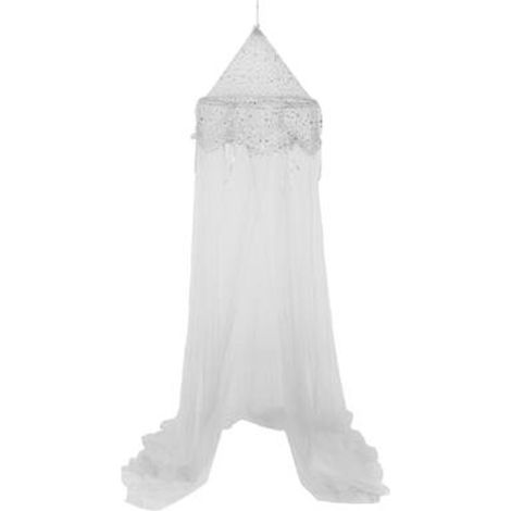 Ciel de Lit Demoiselle 60x250cm Argent (1/3)