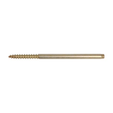 Patte à vis bois - ING Fixation - Laiton poli - M7 - 7 x 130 mm