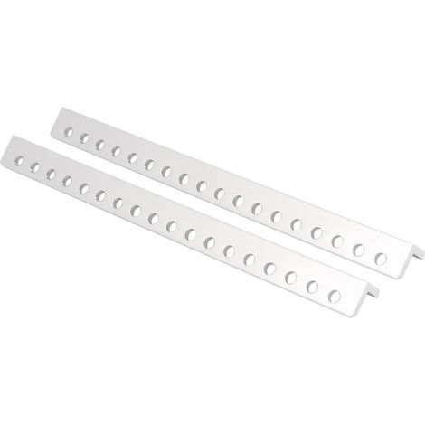 1 Paar L-förmige Profilschienen mit 18 Löchern, 310300180152, Roboterteile-Bastelset, 12 x 12 x 152 mm (1/5)
