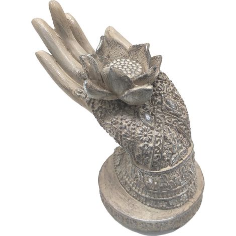 Signes Grimalt Figure de figure à main Adorno Desktop Hand plusieurs gris 7x10x11cm 29560 (1/3)