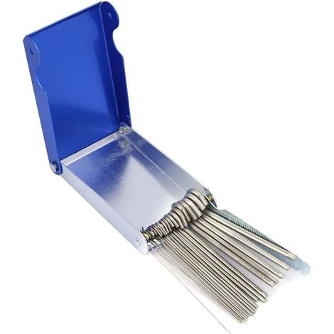 Nettoyeur De Buse - Lot De 21 - Acier Inoxydable - Soudage Et Coupe - Portable Avec Boîte - 3 x 5,1 Pouces (1/5)