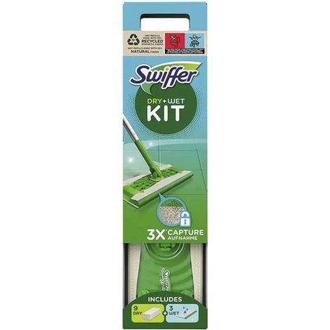 Swiffer Starter Kit Dry + Wet 9P + 3P (1/3)