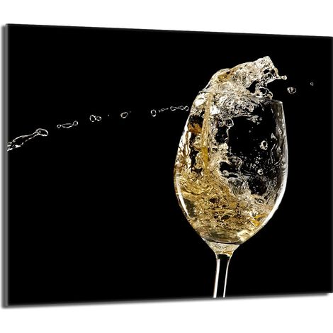 protège-plaque de cuisson en verre 60x52 Vin (1/5)