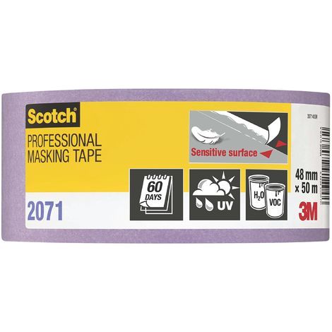 Hand-Masker 207148SW Nastro di mascheratura Lunga Durata, Viola, 48 mm x 50 m (1/3)