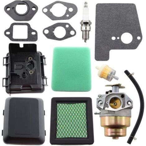 Carburateur avec filtre à air, couvercle de filtre à air, kit pour tondeuse à gazon GC135, GC160, GCV160, GCV190, remplace 17231-ZM0-040 HRB216 HRR216 HRS216 HRT216 (1/4)