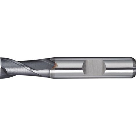 Fresa  de  ranurar  DIN  327D  TipoN  D.10mm  HSS-Co8  TiCN  Weldon  Z.2  corta  TECWERK