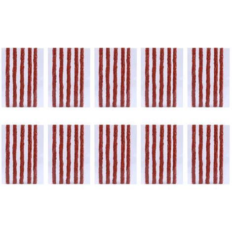 Kit de réparation de pneus sans chambre à air, 50 pièces, bandes de caoutchouc pour scooter, vélo, automobile, moto, bouchon de crevaison