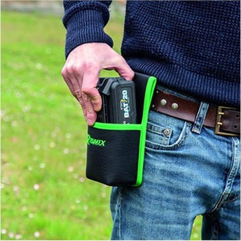 Pochette Ceinture pour Batterie R-BAT20 - 2/4/5/8 Amp - Pratique et Durable - D-Work (1/2)
