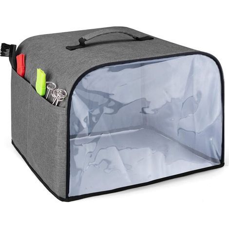 Dust cover for air fryer, grey, 34 x 35.5 x 25 cm (1/5)