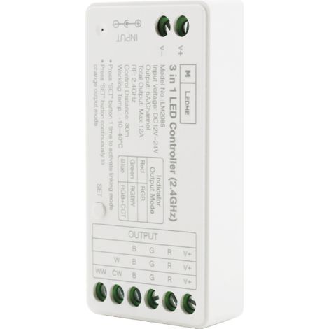 IluminaShop - Controlador Regulador LED para Tiras LED RGB/RGBW/RGB+CCT (1/2)