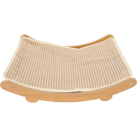Hamac pour chat, chaise résistante aux rayures, repos en bois, lit de salon, protection de meubles, grattoir pour la maison, taille moyenne (1/5)