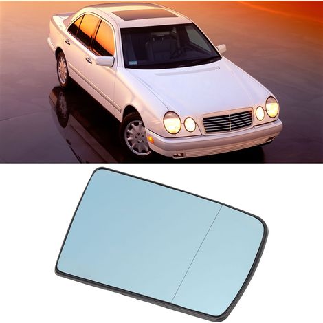Blauer Innenspiegel mit beheiztem Glas, rechte Seite, Modell 2028100821. Kompatibel mit Mercedes-Benz W202, W210, W140, C220, C36, AMG und SL500. (1/5)
