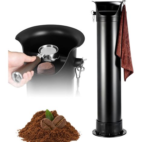 Espresso-Box  Mit Haken und Handtuch, großes Fassungsvermögen (22,4 x 21,3 x 85,9 cm), ideal für Restaurants, Cafés und Bars (1/5)
