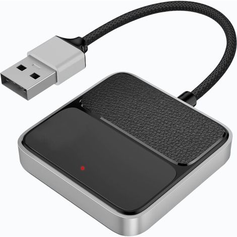 Adaptateur CarPlay sans fil pour téléviseurs de voiture : connexion CarPlay filaire vers sans fil, connexion instantanée, compatible CarPlay. (1/3)