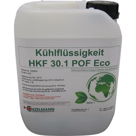 Réfrigérant HKF 30.1 POF ECO 5kg bidon Protection antIgel jusquà.-30 Degrés
