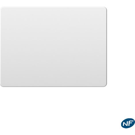 Carrera – Radiateur inertie blanc 1000W – Cœur céramique – Thermostat LCD – Fixation murale