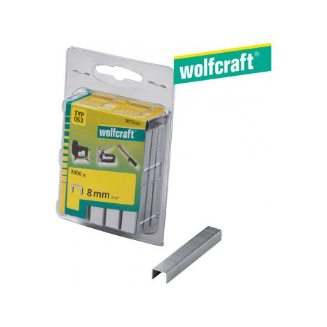 Grapas Wolfcraft 7017000 Nº 053 3000 Unidades