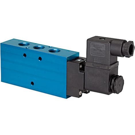 Riegler 5/2-Wegeventil, einseitig elektromagnetisch, monost. G 1/4 24VDC (1/3)