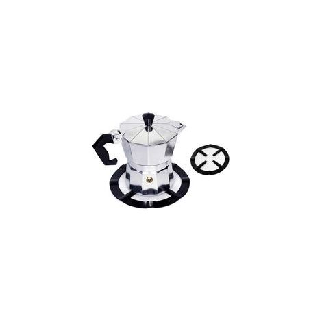 Support de Réducteur en fer Étagère de cuisinière à gaz durable pratique et sûre pour cuisinière à gaz ou Cafetière,réchaud Moka,chauffe eau gaz-Accessoires de maison cuisine camping café (1/4)