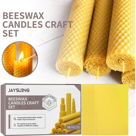 DIY Christmas-themed plant wax candles with creative designs and patterns - 10pcs -- BIEMMEDUE (1/5)