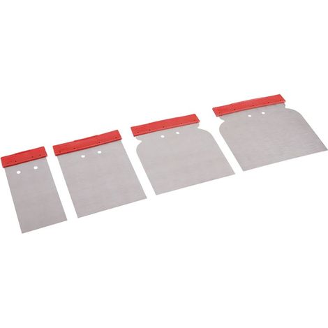 FESTA Set di spatole giapponesi in acciaio inox 4 pezzi 31452.01