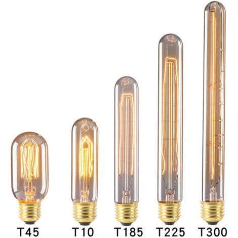 5 Tungsten Screw Bulbs Light E27 Dining Room Decorative Bulbs (1/3)