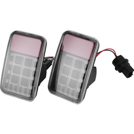 2 pièces Feu antibrouillard arrière 12V 6500K Haute luminosité IP67 Étanche Compatible Jeep Wrangler JK 2007-2017 (1/5)