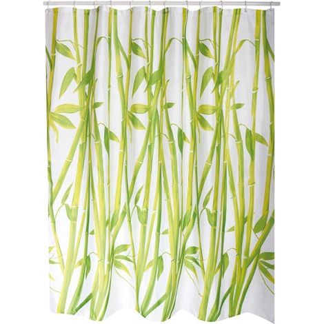Rideau de douche polyester 180x200cm bambou - MSV