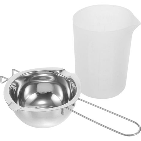 Pot De Fusion Métal Pour Bougies Avec Tasse à Mesurer Kit De Fabrication De Bougies Pour Cire Beurre Chocolat (1/5)