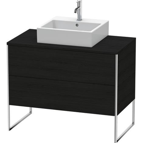 Lavabo consola Duravit XSquare, de pie, 2 extraíbles,