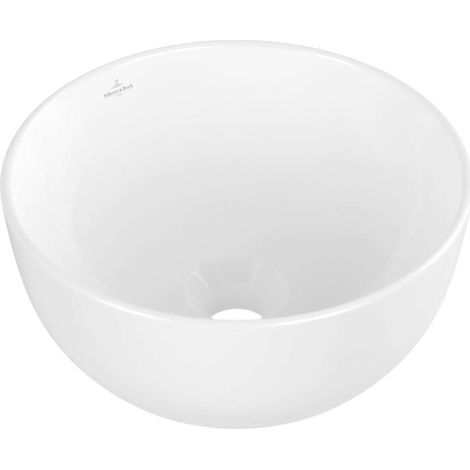Villeroy & Boch Artis - Lavamani da appoggio, diametro 33 cm, senza troppopieno, bianco alpino 43893201