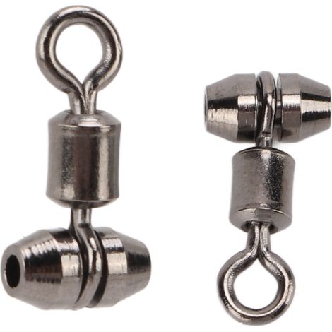 Lot de 10 émerillons de pêche à 3 voies, en laiton, avec raccord en T et connecteurs pour ligne croisée. (1/5)
