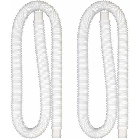 BUNTHAUS Tuyau de piscine, tuyau de rechange pour piscine, tuyau de rechange pour piscine, compatible avec les pompes INTEX 2 pièces, Ensoleillé (1/5)