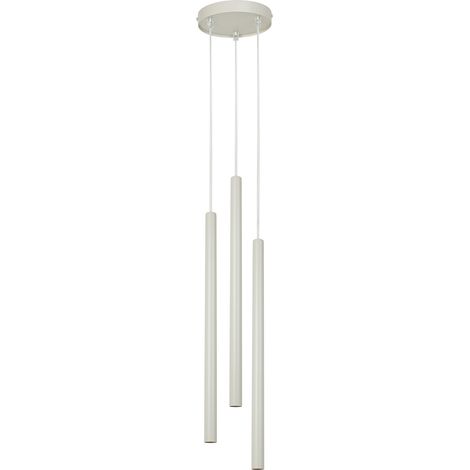Lampada sospensione moderna tripla grigio/beige 3xG9 Sigma (1/3)