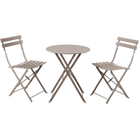 Set balcone con sedie e tavolino rotondo talpa Teresa (1/5)