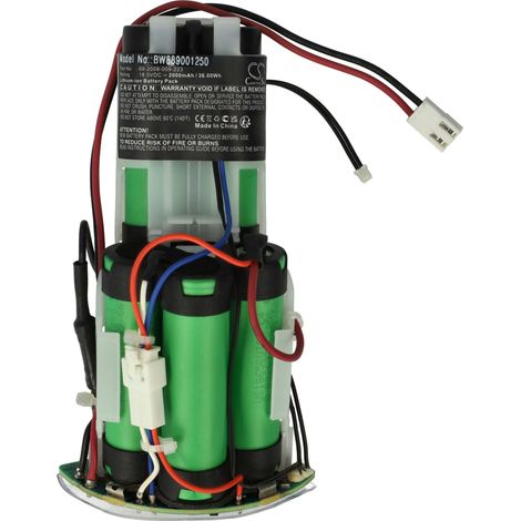 vhbw Batería compatible con Philips FC6404/01, FC6168/62, FC6169/01, FC6169/01WEU, FC6171/01WEU, FC6404/01WEU aspiradora (2000 mAh, 18 V, Li-Ion) (1/4)