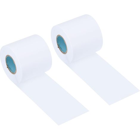 Ruban D'Enveloppement De Tuyau Pvc 2,4" x36,1 Pi Blanc Lot De 2 (1/5)