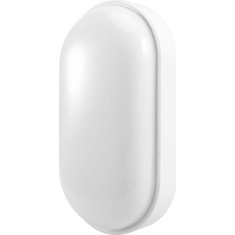 Applique Murale LED Étanche à L'Humidité 16 W, Plafonnier LED Ovale IP65, Étanche, AC85-265 V, pour Salle de Bain, Jardin, Cour, Extérieur, 16 W (1/4)