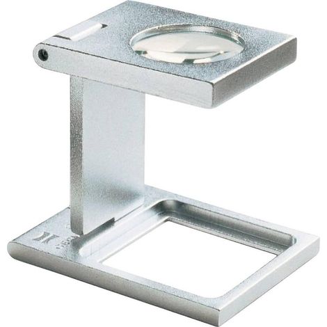 Eschenbach Lupa de precisión 1258 plata 6x 25x25 mm