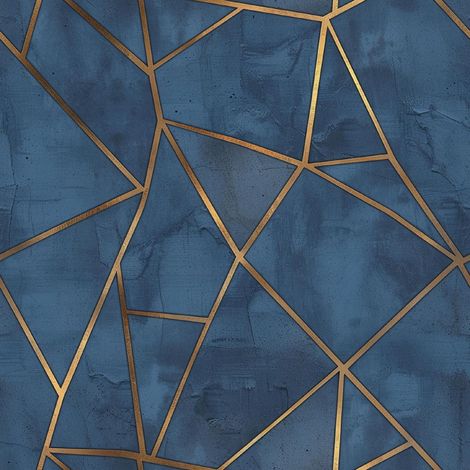 Wallarena Vliestapete Geometrisches Muster Soho 3D-Optik, für Wohnzimmer und Schlafzimmer, 10 m x 50 cm – inkl. Kleister & Anleitung