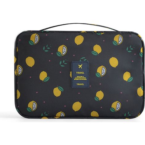 Sac De Toilette Suspendu - 24 x 18,5 x 9,5 cm - Polyester Résistant À L'Eau - Avec Crochet De Suspension - 1 Pièce (1/5)
