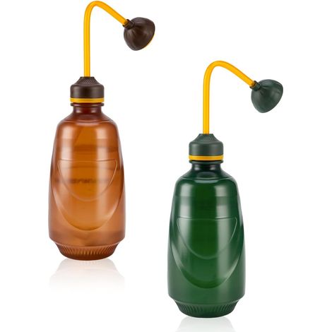 2pcs Arrosoir, 450ml Plastique, Vaporisateur 360°, Indicateur Niveau, Intérieur Bonsai (1/5)