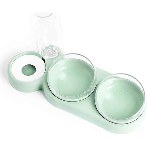 Gamelles surélevées pour chat, résistantes, amovibles et anti-basculement gamelle inclinée pour chien (eau et nourriture). (1/4)