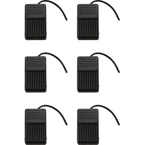 Interrupteur à pédale électrique momentané SPDT 6 x 250 V 10 A en plastique antidérapant (1/5)