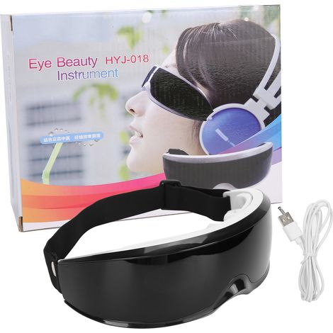Masque Vibrant pour les Yeux Rechargeable, Appareil de Soin Oculaire Anti-Fatigue et Massage des Yeux (1/5)