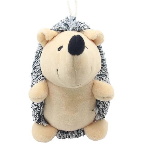 Jouets à mâcher pour chiens en peluche hérisson couineur, résistants et interactifs, pour chiens de petite, moyenne et grande taille. (1/5)
