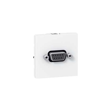 Connecteur SUB D Mosaic à vis /2 modules/ blanc RS 232 9 broches 078765 (1/3)