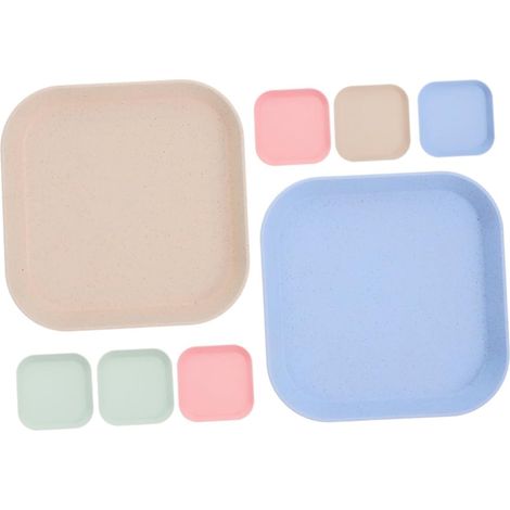 Shallow Kitten Plate, Set of 8, Reusable PP (1/5)