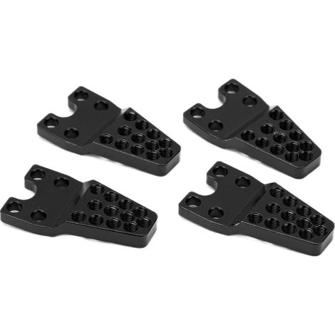 Aluminium-Stoßdämpfer für SCX10 1/10 RC-Car, schwarze Ersatz-Montagehalterungen (1/5)